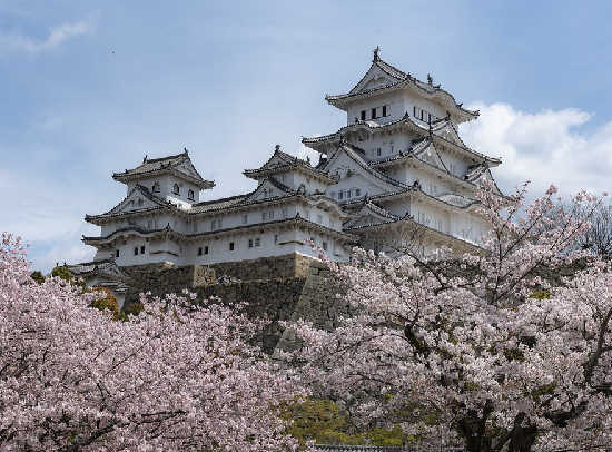 Japan historical beautiful castle